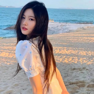 湖边散步
